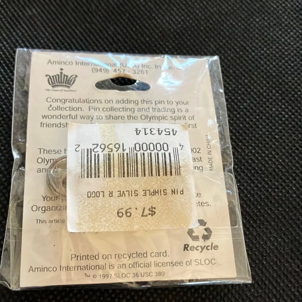 Salt‎ Lake 2002 Olympic Winter Games Pin